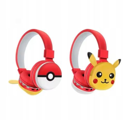  Bluetooth Wired and Wireless FM Headphones mSD Card POKEMON