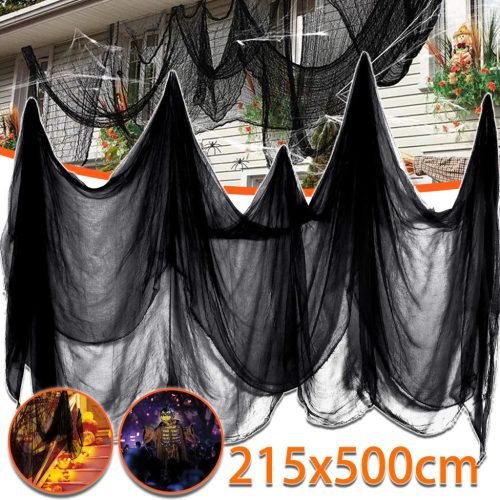  BLACK SCARY HALLOWEEN MATERIAL, 2.15 x 5 m, HALLOWEEN DECORATIVE