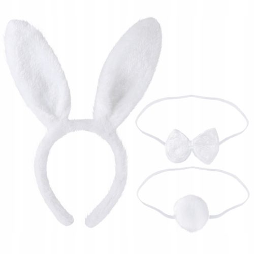  Bunny Costume White Bunny Ears