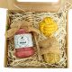  GIFT SET THANK YOU BASKET NATURAL CANDLE FROM SNAKE SCOOP