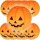  10x LED PAPER LANTERN PUMPKIN HALLOWEEN LIGHTING DECORATION 25 CM SET