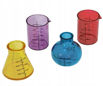  Plastic test tube, 30 ml, 4 pieces, laboratory