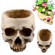  SKULL HEAD, MULTIFUNCTIONAL RESIN FLOWER POT, HALLOWEEN DECORATIONS