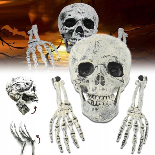  REALISTIC AND SCARY SKELETON DECORATION FOR HALLOWEEN, GARDEN