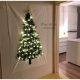  LED tapestry made of fabric with Christmas tree motif for hanging