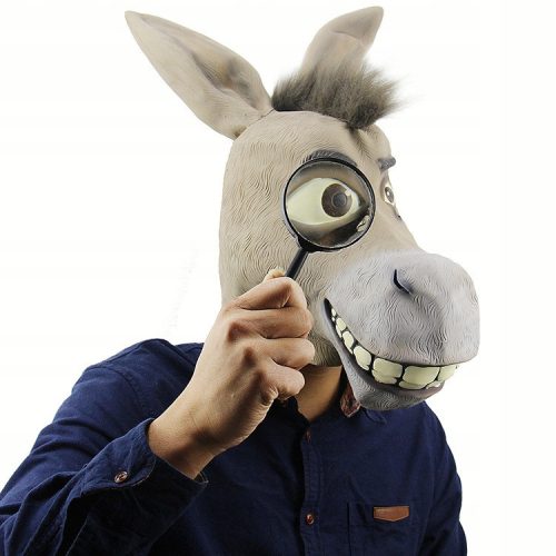  Halloween funny donkey animal mask