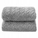  SOFT THICK BLANKET COVER WITH HERRINGBONE PATTERN 200X220