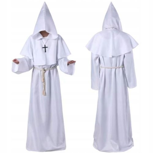  PRIEST COSTUME WITH HOOD, COSPLAY HALLOWEEN