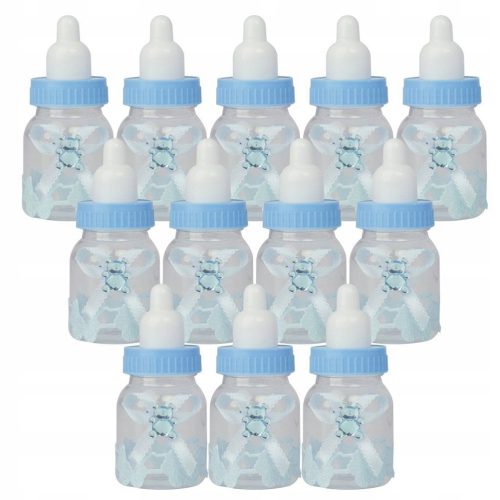  Baby Bottles Milk Shower Box Mini Gifts 12 Pcs