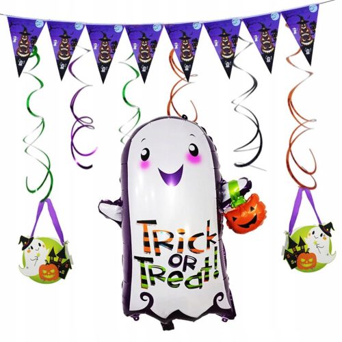  Halloween balloon. Halloween pennant banner