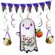  Halloween balloon. Halloween pennant banner