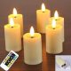  Ivory Candle Lamps, Battery Operated, Pack of 6