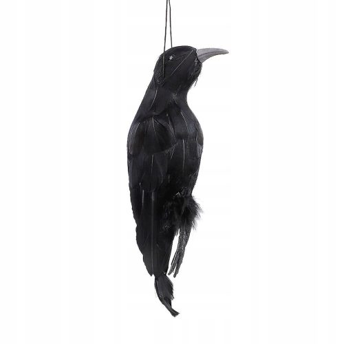  Extra large realistic hanging crow for Halloween and garden decoration