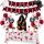  DIY HALLOWEEN SET GARLAND BALLOONS TABLECLOTH SPIDER