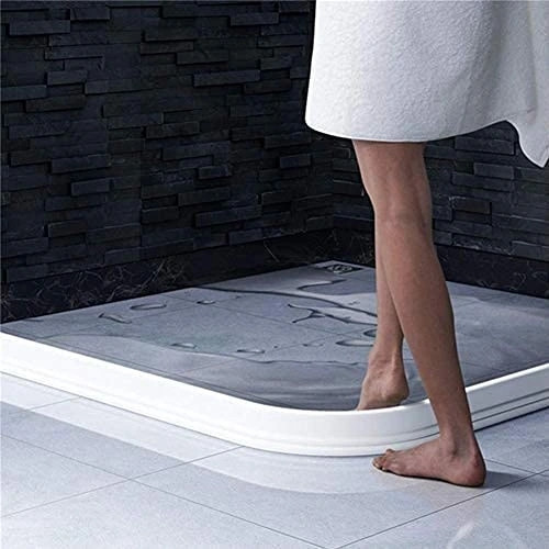  SHOWER THRESHOLD WATER BARRIER 2M SILICONE WITH ADHESIVE