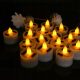  Solar electronic LED decorative candles with candles