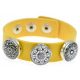  Modular bracelet 3x SNAP nap eyelet ANY PATTERNS YOU SELECT yellow