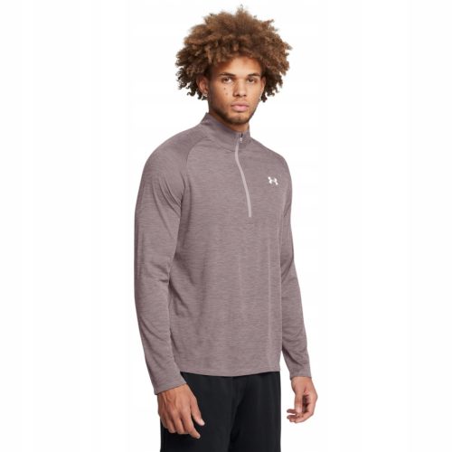  Under Armour UA Tech Textured 1/2 Zip Men's Training Longsleeve - Brown