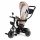  Tricycle with rotating seat, canopy, beige ECOTOYS