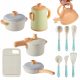  LARGE CHILDREN'S KITCHEN SET POTS DISHES SPOONS KITCHEN ACCESSORIES