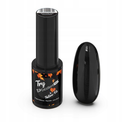  EXCELLENT PRO ONE COAT HYBRID NAIL POLISH 070 EXTREME BLACK 5 g