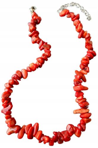  NATURAL CORAL NECKLACE TANTRIC STONES VITAL FORCE MULADHARA