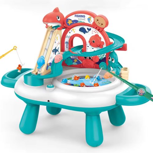  FISHING GAME TABLE TRACK CHILDREN'S TABLE WITH MELODIES FISHING RODS MATADI