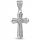  Silver large men's cross oxidized silver 925