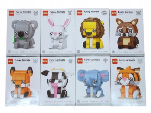  mega set of dr star funny animal blocks set of 8 pieces