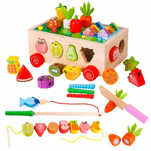  Montessori for Children Wooden Toy Gift 7in1