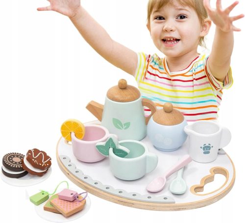  TOOKY TOY Afternoon Tea Wooden Tea Set