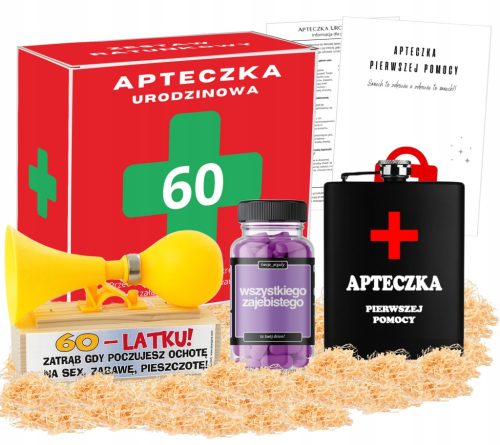  Funny 60th Birthday Gift for a Man, Husband, Dad, EMERGENCY KIT!