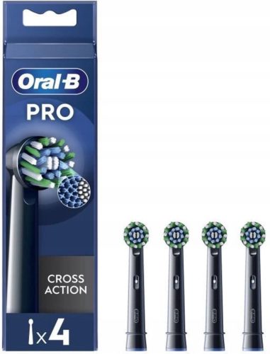  Oral-B EB50 Pro Cross Action Tips Black (4 pieces)