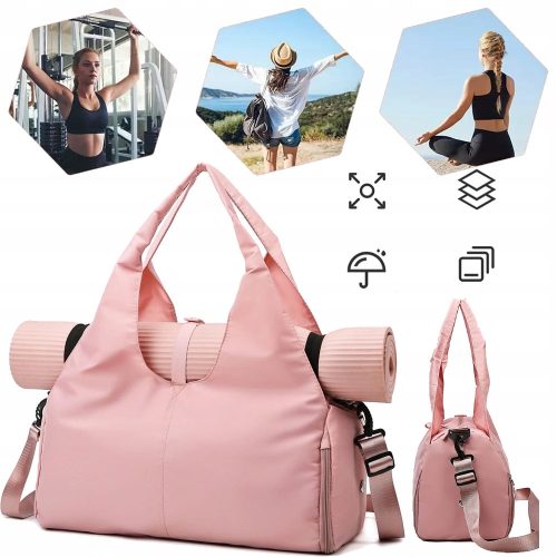  SWIMMING BAG TRAVEL BAG WITH SEPARATE SHOE COMPARTMENT, FITNESS BAG