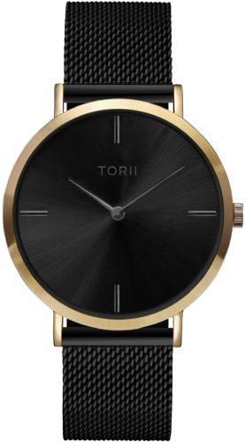  Women's watch men's TORII G38BM.BB black fashion classic