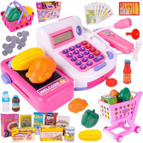  MalPlay cash register with shopping cart + accessories