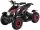  Cobra 800 Watt Electric ATV Quad (Black/Pink)