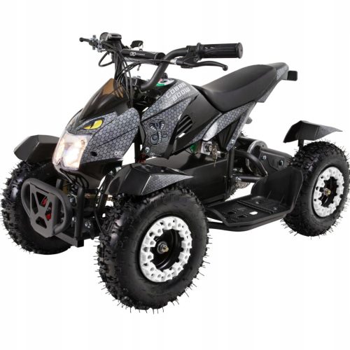  Electric Atv Quad Cobra 800 Watt (Black/Grey)