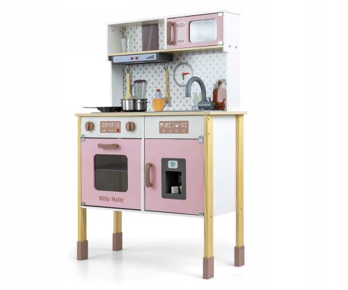  WOODEN KITCHEN SOUND BURNER ILLUMINATION MILLY MALLY BJORN PINK