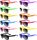  TUPARKA Set of 12 pairs of sunglasses colored