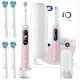  Oral-B iO Series 6 Pink Sand Magnetic Toothbrush + Attachments