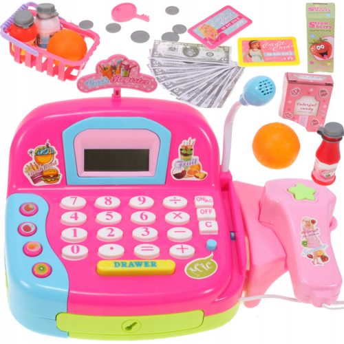  SHOP CASHIER for children SCANNER BASKET MICROPHONE