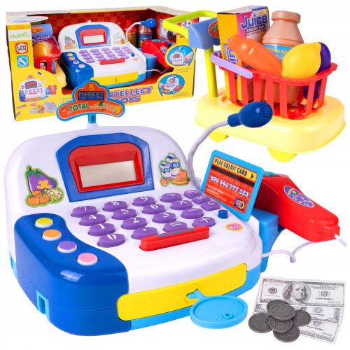 CASH REGISTER CALCULATOR MICROPHONE CHILDREN'S TOY STROLLER