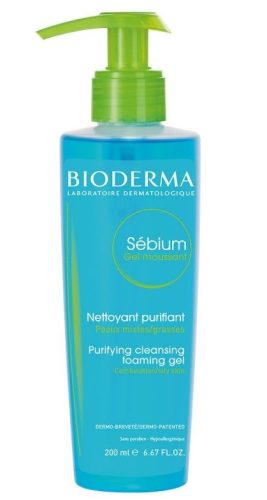 BIODERMA Sébium Gentle Cleansing Gel 200 ml - Facial Cleanser for Skin Balance
