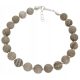  SILVER BRACELET MADE OF SILVER 925 WITH STRIPED FLINT FLINT