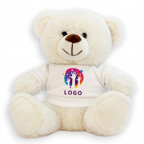  Teddy bear in a T-shirt with your LOGO