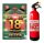  FIRE EXTINGUISHER AND BIRTHDAY CARD WITH PRESCRIPTION BOY'S 18TH BIRTHDAY VODKA BOTTLE