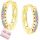  GOLD EARRINGS FOR CHILDREN SILVER HOOPS FOR GIRLS 925 SILVER