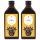  CASTOR OIL 500 ml GLASS INDIA Set - Unrefined Cold Pressed