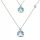  Silver chain with pendant silver 925 MOTH glows in the dark + BOX